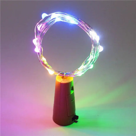 【イベント・クリスマス装飾】LEDストリングライト ワインボトル用(2M)