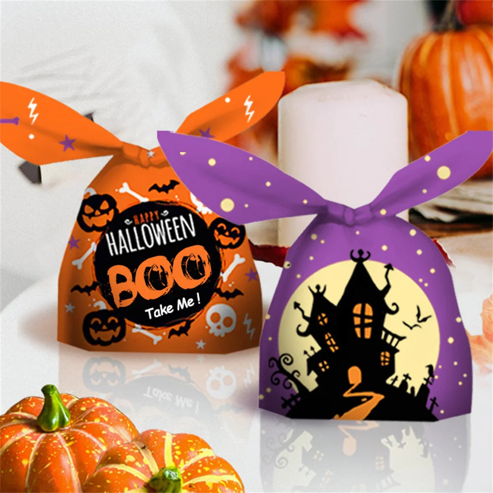 イベント・ハロウィングッズ｜ギフトバッグ 50個セット キャンディ用