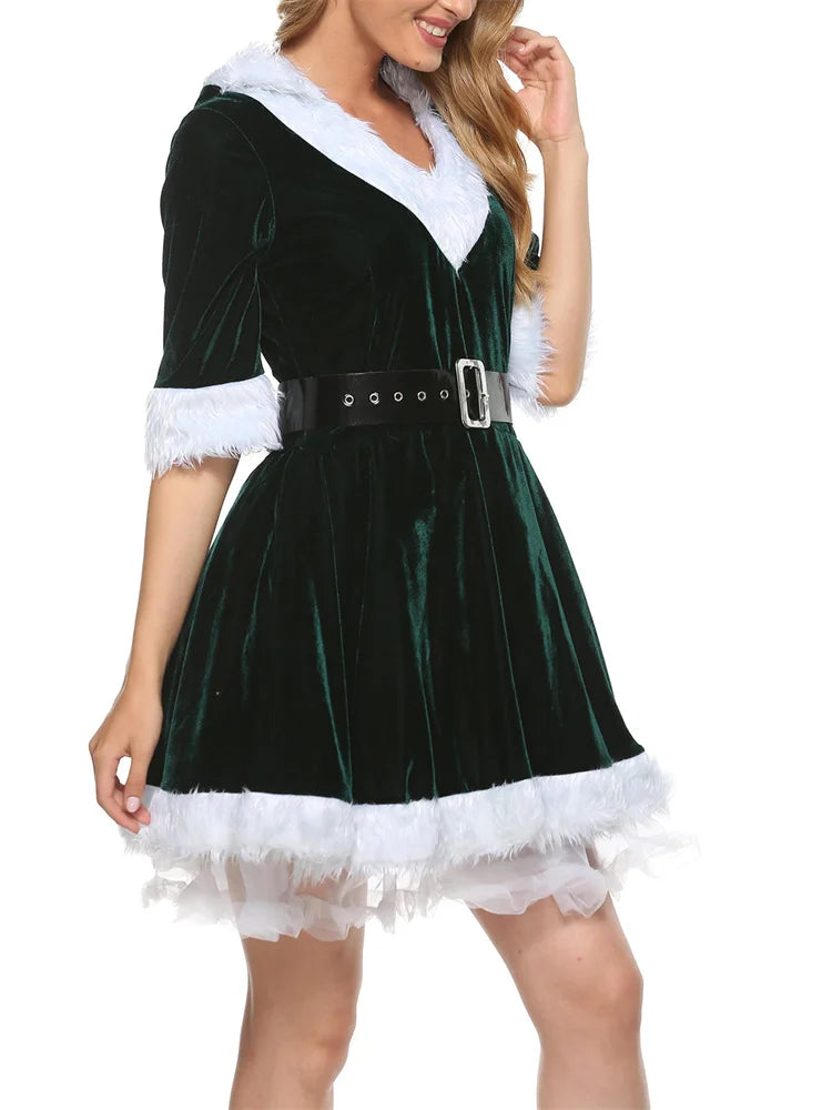 イベント・クリスマスグッズ｜ クリスマス サンタコスプレドレス(S～XL)