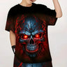 イベント・ハロウィングッズ｜スカルプリント半袖Tシャツ（110c～160c）