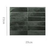 【DIY用】レンガ型天然石風ステッカー29×23㎝ （3pcs)