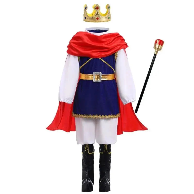 イベント・クリスマスグッズ｜キッズ用プリンスコスチューム７点セット(110～150c)