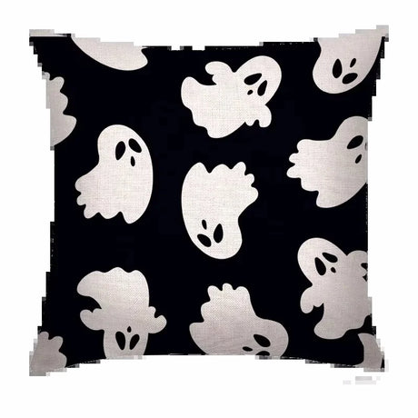【イベント・ハロウィングッズ】ハロウィン柄クッションカバー 45×45cm