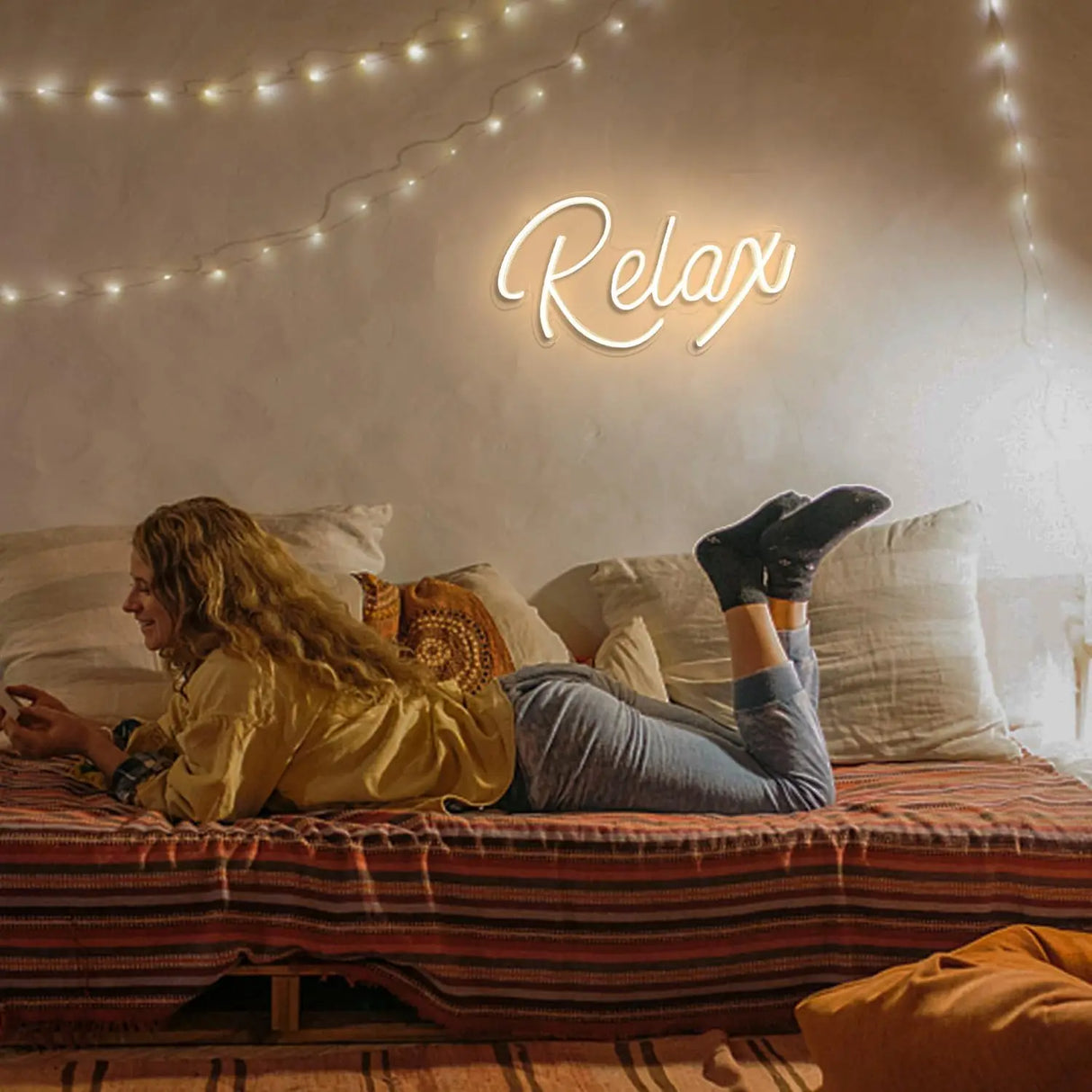 Relax LEDネオンサイン（ネオン看板） 調光機能付き