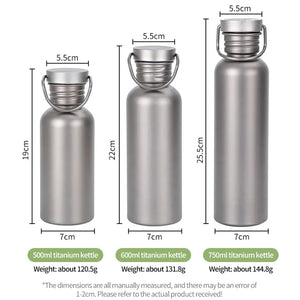 |イベント・ノベルティ用品 | チタンウォーターボトル | 500ml/600ml/750ml