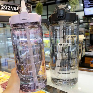 |イベント・ノベルティ用品 | 大容量2Lウォーターボトル ストロー付き| 2000ml