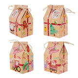 イベント・クリスマス装飾｜クラフト紙製 ギフト用ボックスセット( 20個入）