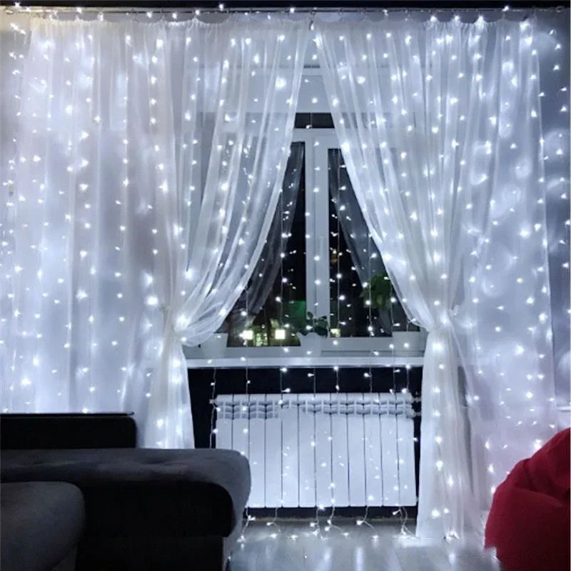 イベント・クリスマス装飾｜LEDカーテンライト USB接続(幅3M/4M/6M)