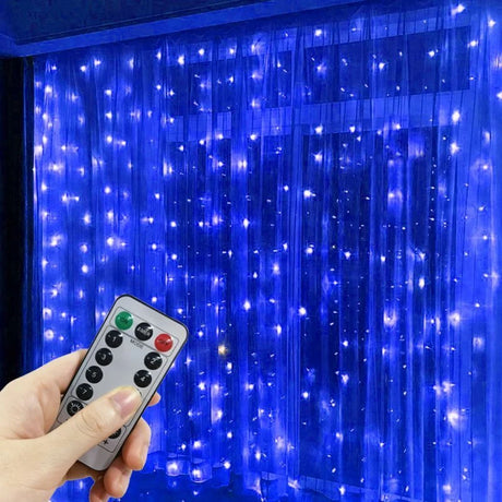 【イベント・クリスマス装飾】LEDカーテンライト USB接続(幅3M/6M)