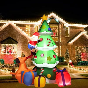 イベント・クリスマス装飾｜LED インフレータブル クリスマスツリー 2.1m