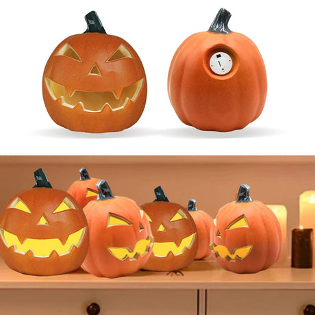 イベント・ハロウィングッズ｜ LED パンプキンランタン 光るデコレーション