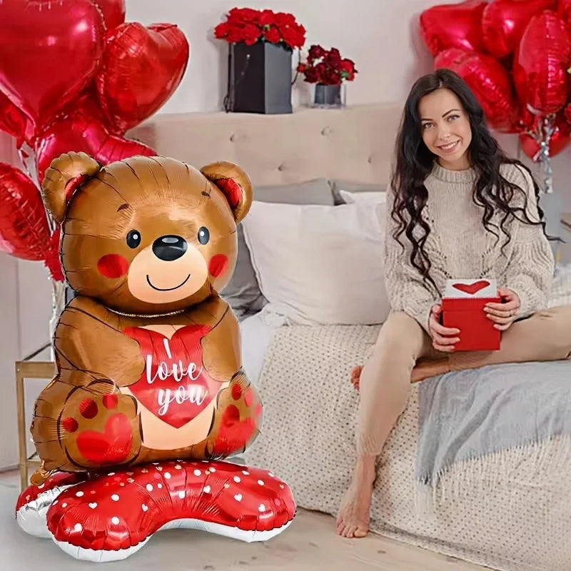 60インチ ラブテディベア型バルーン