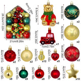イベント・クリスマス装飾｜72個 クリスマスツリーオーナメントセット