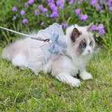 イベント・パーティーグッズ｜蝶結びデザインの猫用ハーネスリーシュ