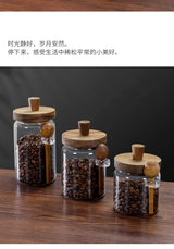 |イベント・ノベルティ用品 | ガラスシールと木製蓋付き保存瓶 | 400ml/600ml/900ml