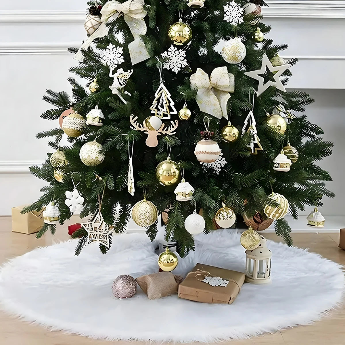 イベント・クリスマス装飾｜クリスマスツリースカート プラッシュマット