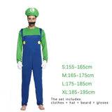 イベント・ハロウィングッズ｜マリオ＆ルイージ 仮装セット（S/M/L/XL）