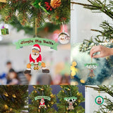 イベント・クリスマス装飾｜オーナメント アクリルサンタベル
