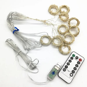 イベント・クリスマス装飾｜LEDカーテンライト USB接続(幅3M/6M)