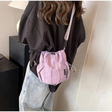 |イベント・ノベルティ用品 | 防水ナイロン大容量バケットバッグ| W16×H19×D16㎝