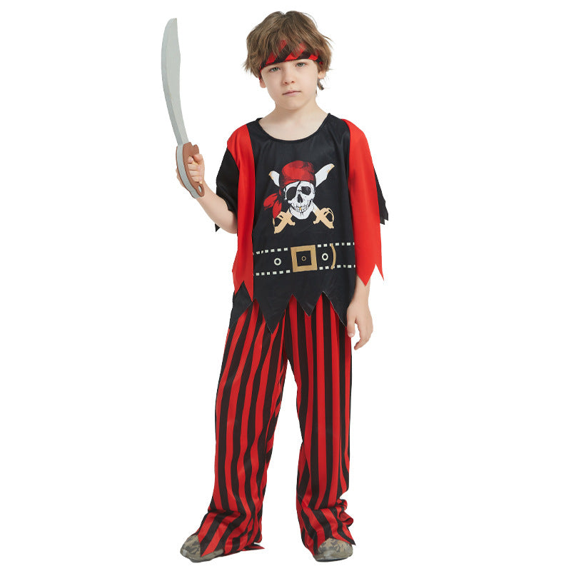 子供用海賊コスチュームセット ハロウィン用｜誉PRINTING