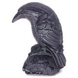 イベント・ハロウィングッズ｜天然黒曜石カラス像 クリスタルヒーリング