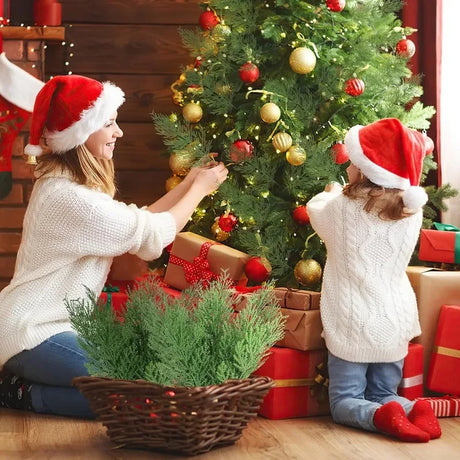 卸売人工グリーン松の葉クリスマスデコレーションクリスマスツリーホームルームデコレーション2025新年ギフトクリスマスガーランドアクセサリー
