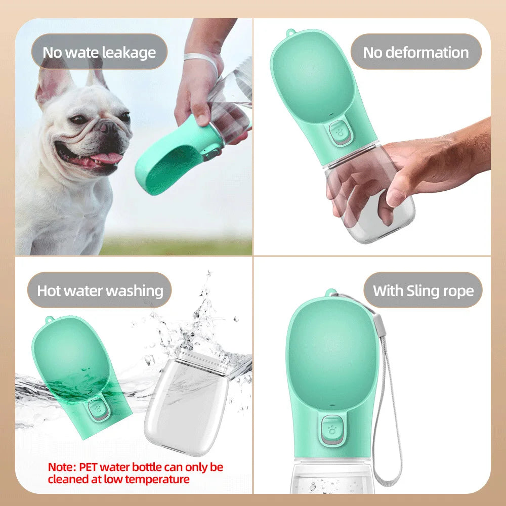 |イベント・ノベルティ用品 | ペット用ポータブル漏れ防止ウォーターボトル | 300ml/350ml/550ml
