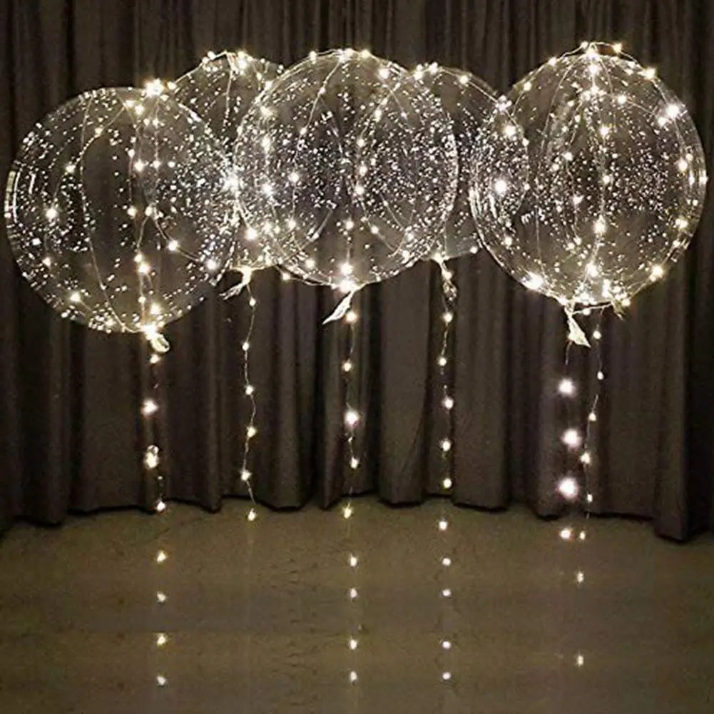 イベント・クリスマス装飾｜LED光るバルーン 50cm 3セット