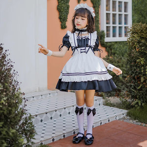 イベント装飾・ハロウィングッズ｜子供用メイド風コスチューム（110c-150cサイズ）