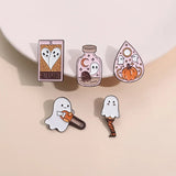 イベント・ハロウィングッズ｜ゴシックエナメルピンブローチ