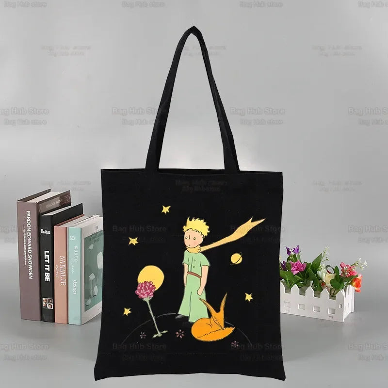 |ノベルティ用品 |星の王子さま キャンバストートバッグ |34x40c