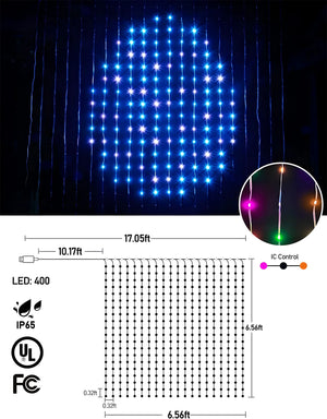 イベント・クリスマス装飾｜Bluetooth対応スマートカーテンライト(幅1.6～3M)