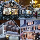 イベント・クリスマス装飾｜ソーラー式 屋外用カーテンライト(3.5m)