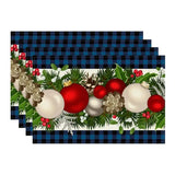 イベント・クリスマス装飾｜テーマ プレースマット 4枚セット