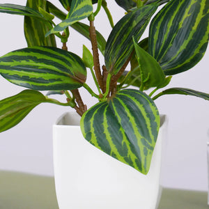 フェイクグリーン 盆栽 鉢植え装飾｜人工観葉植物 ミニテーブルプランター インテリア オフィス ホテル用