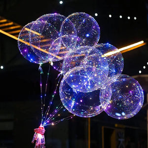 イベント・クリスマス装飾｜LED光るバルーン 50cm 3セット