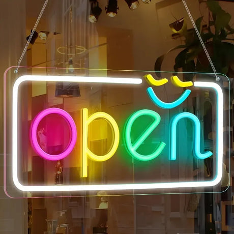 OPEN LEDネオンサイン（ネオン看板）USB電源