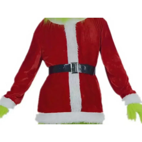 イベント・クリスマスグッズ｜アニメグリンチ風サンタコスプレセット(S～3XL)