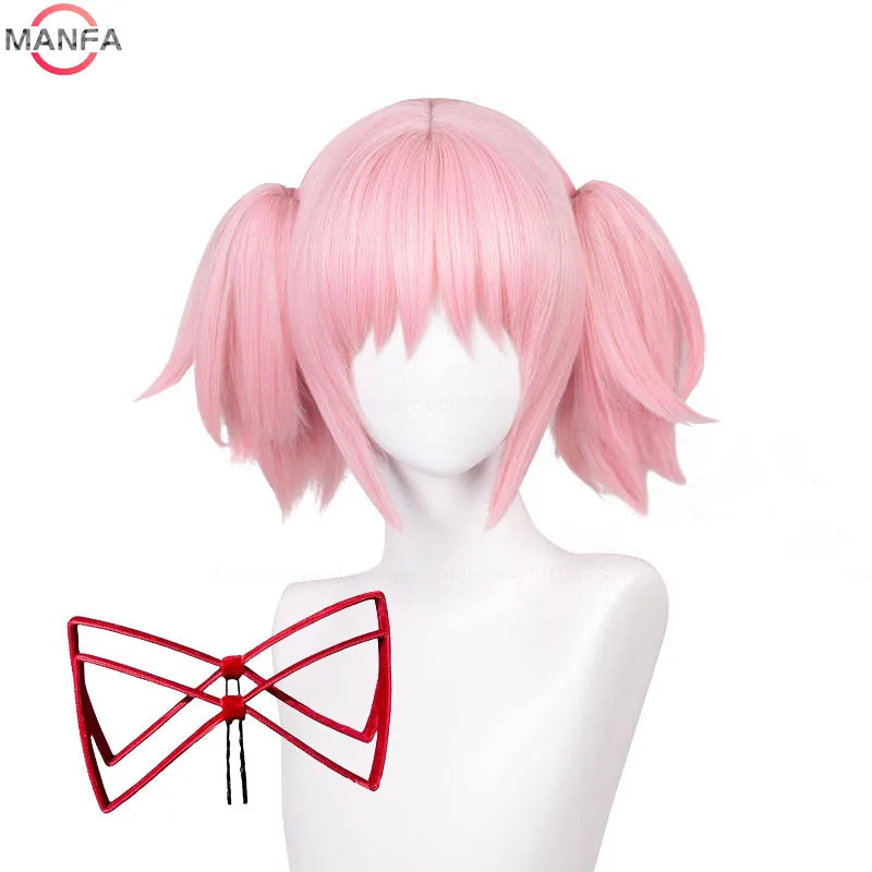 イベント・ハロウィングッズ｜鹿目まどか風コスプレ用 耐熱性ウィッグ ピンク(30cm)