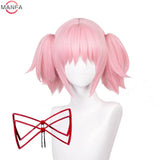 イベント・ハロウィングッズ｜鹿目まどか風コスプレ用 耐熱性ウィッグ ピンク(30cm)