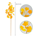 イベント・ハロウィングッズ｜90cm 人工観葉植物 イチョウとカエデの葉