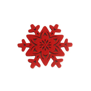 イベント・クリスマス装飾｜スノーフレークコースター4枚セット