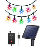 イベント・クリスマス装飾｜ソーラー充電式 防水LEDイルミネーションライト (22M)
