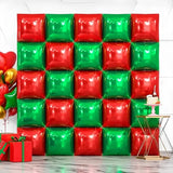 イベント・クリスマス装飾｜25個セット 両面スクエアホイルバルーンキット