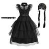 イベント・ハロウィングッズ｜ウエンズデー風プリンセスコスチュームセット（110c～160c）