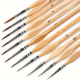 【模型ペイント用】精密ペイントブラシセット11本入り