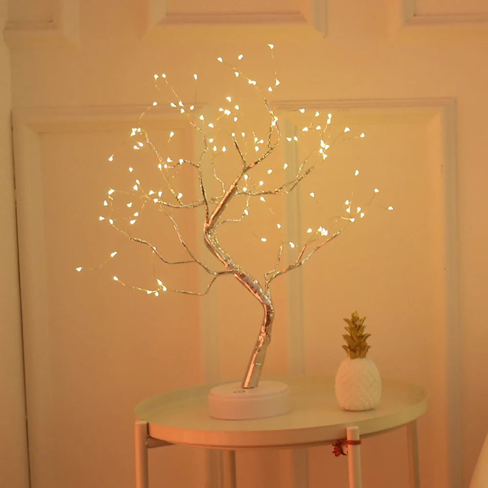 イベント・クリスマス装飾｜USB/電池対応LED卓上ツリーランプ