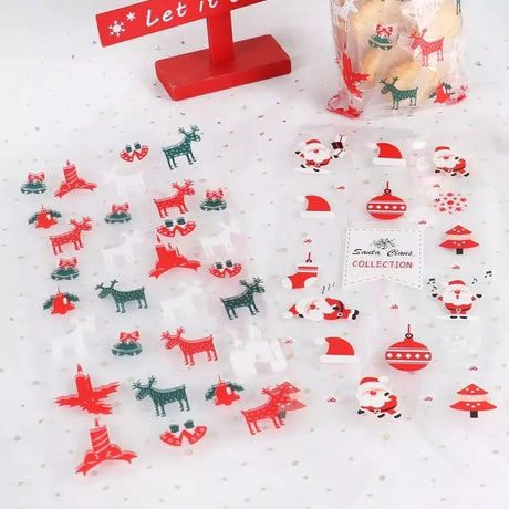 イベント・クリスマス装飾｜透明クリアギフトバッグ 50個セット