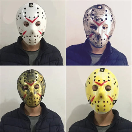 イベント・ハロウィングッズ｜ジェイソン・ボーヒーズ ホッケー風マスク(大人用)